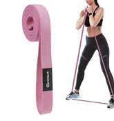 Strauss Premium Fabric Resistance Bands, Single, (Pink)